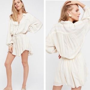LOW STAART Free People On My Way Shirt Dress Size XS